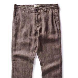 Easy Pant in Cocoa Linen